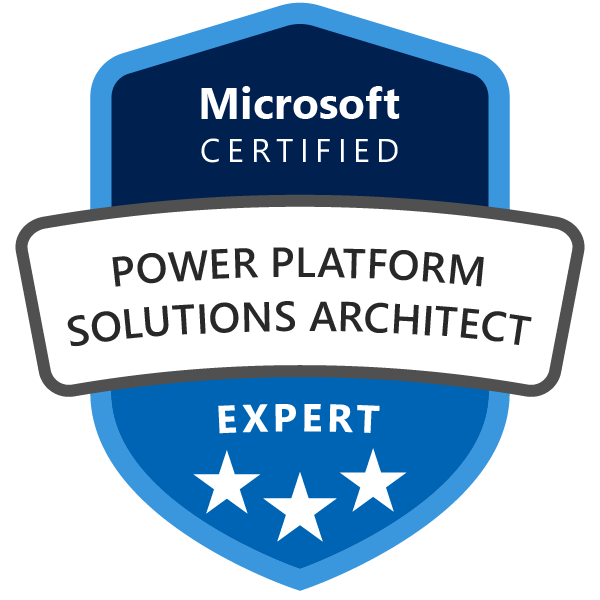 Power Platform Solutions Architect Expert